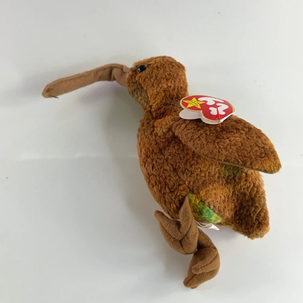 Ty Beanie Baby Beak The Kiwi Bird 1998 Retired Vintage Plush 4211 Mint Tag